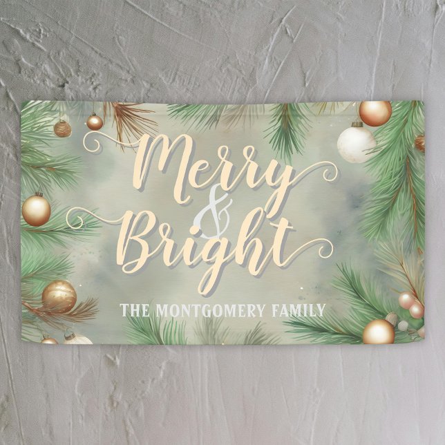 Merry and Bright Festive Christmas Banner (Creator Uploaded)