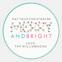 Merry and Bright Festive Christmas Tree Lights