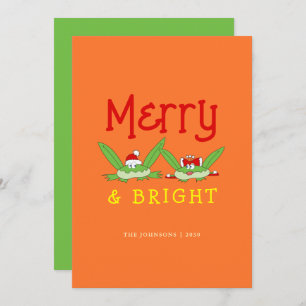 Merry and Bright Funny Christmas Holiday Card