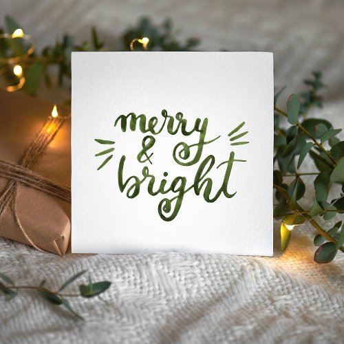 Merry and bright _ green