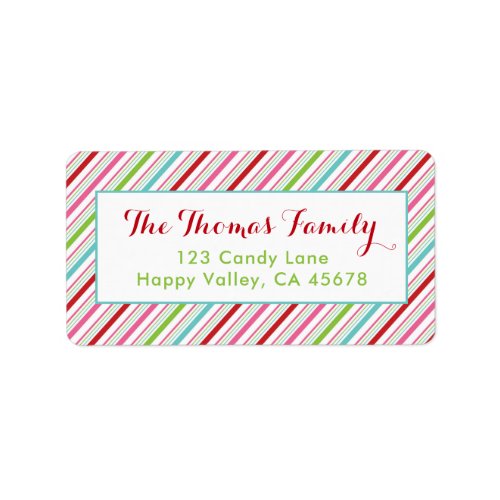 Merry and Bright Holiday Address Labels