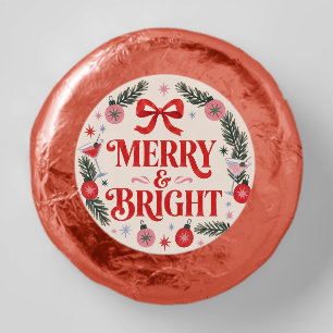 Merry and Bright Holiday Party Dipped Oreo Cookie Favors