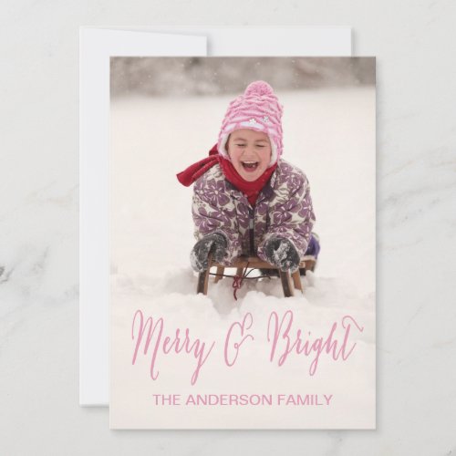 Merry and Bright | Holiday Photo Card