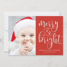 Merry And Bright Holiday Photo