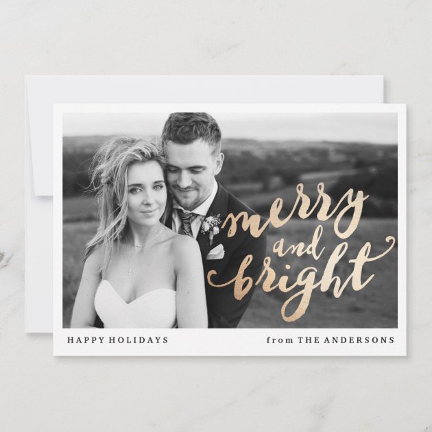 Merry And Bright | Holiday Photo Card