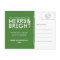 MERRY AND BRIGHT HOLIDAY PHOTO POSTCARD