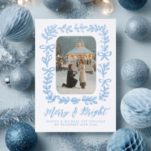 Merry and Bright Holiday Wedding Engagement