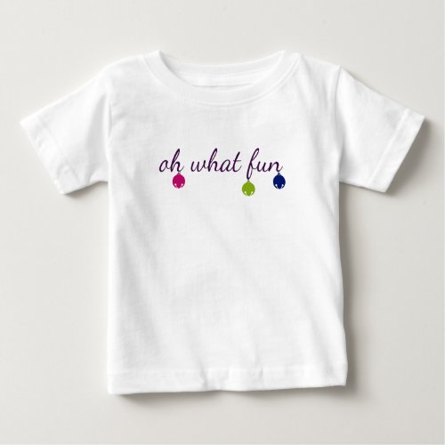 Merry and Bright jingle bells design Baby T_Shirt