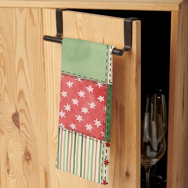 Merry and Bright Kitchen Towel (Thirds Fold)