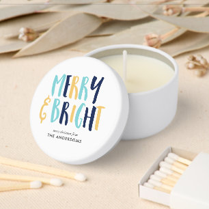 "Merry and Bright"  Mini Candle Favors