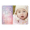 Merry and Bright Modern Geometric Pastel Photo