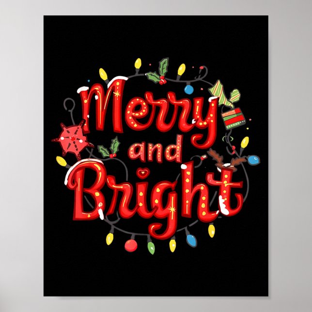 Merry And Bright Moody And Uptight Christmas Coupl Poster (Front)