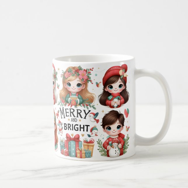 Merry and Bright Mugs  (Right)