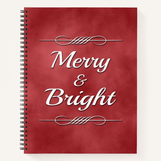 Merry and Bright Notebook (Front)