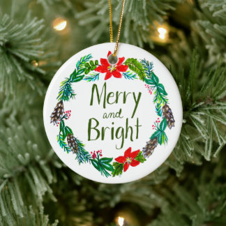 Merry and Bright Ornament