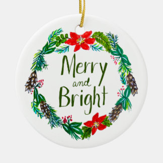 Merry and Bright Ornament