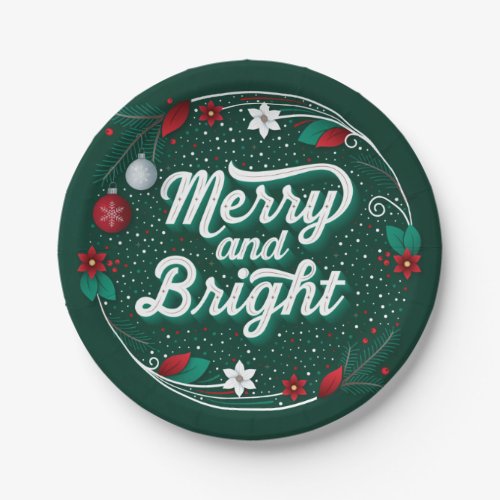 Merry and Bright Paper Plates