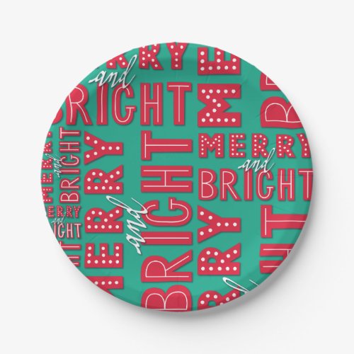 Merry and Bright Paper Plates