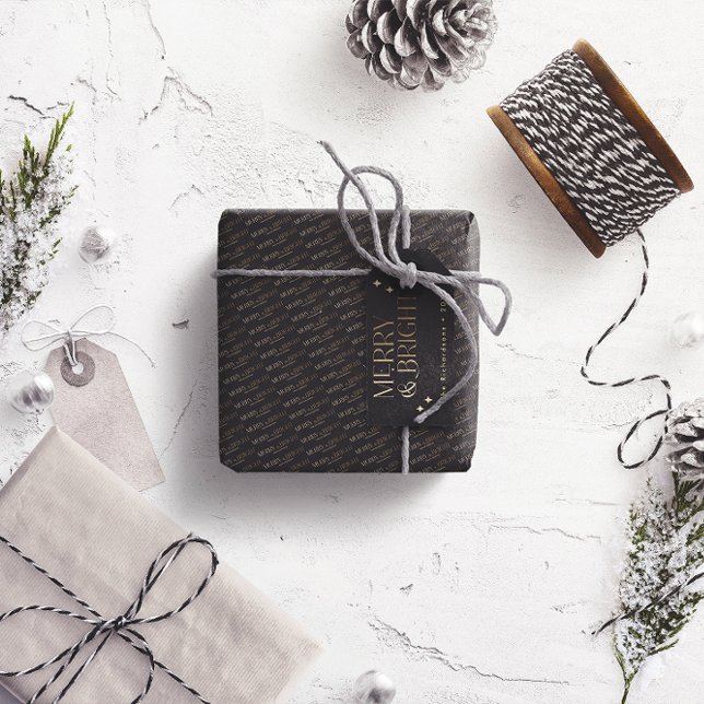 Merry and Bright Personalized Gift Tags (Creator Uploaded)