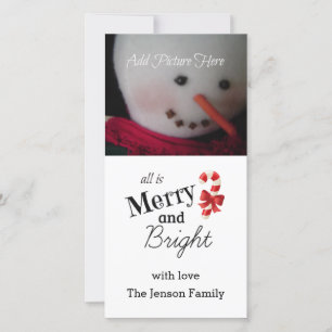 Merry and Bright Photo Card