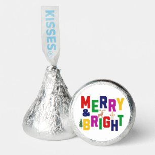 Merry and Bright Pine Tree Reindeer Snowman Hershey®'s Kisses®