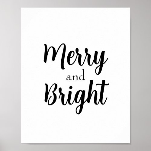 Merry and Bright Print Value Poster Paper Matte