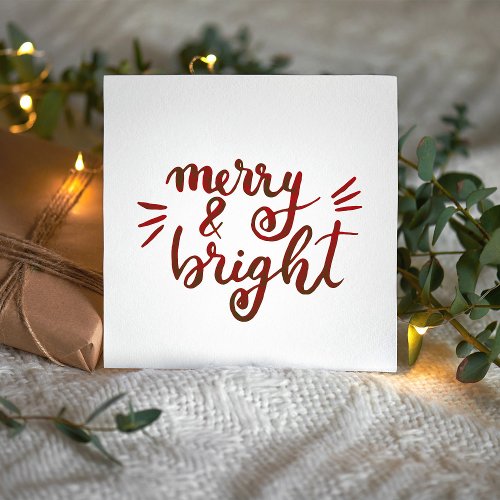 Merry and bright _ red