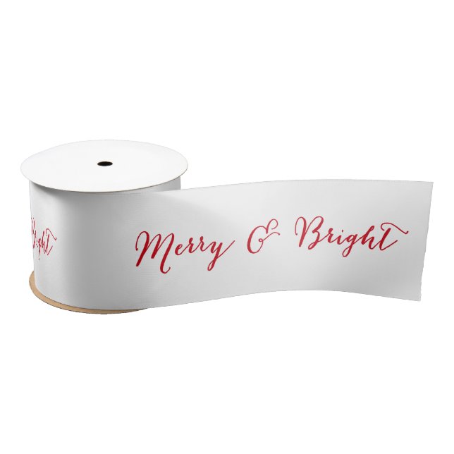 Merry and Bright Red | Holiday Ribbon (Spool)