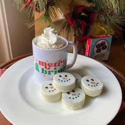 Merry and Bright Retro Christmas Coffee Mug