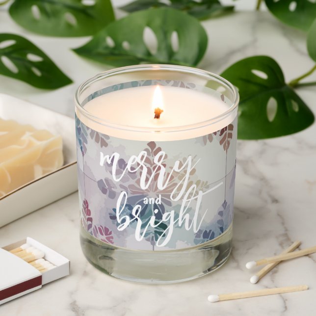 Merry and Bright Scented Candle (Lit)