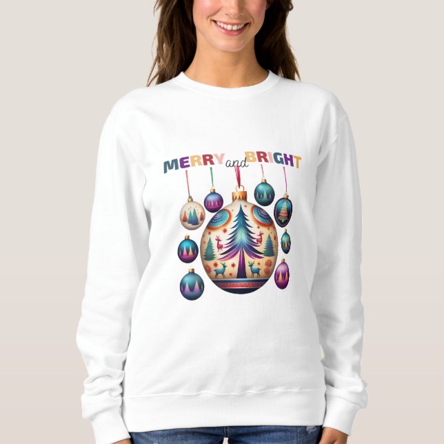 Merry and Bright Sweatshirt (Front)