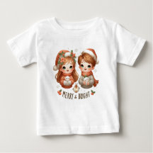 Merry and Bright T-shirt for Kids