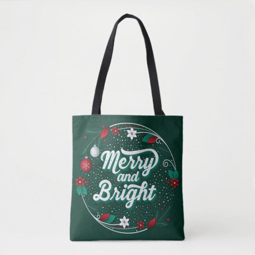 Merry and Bright Tote Bag