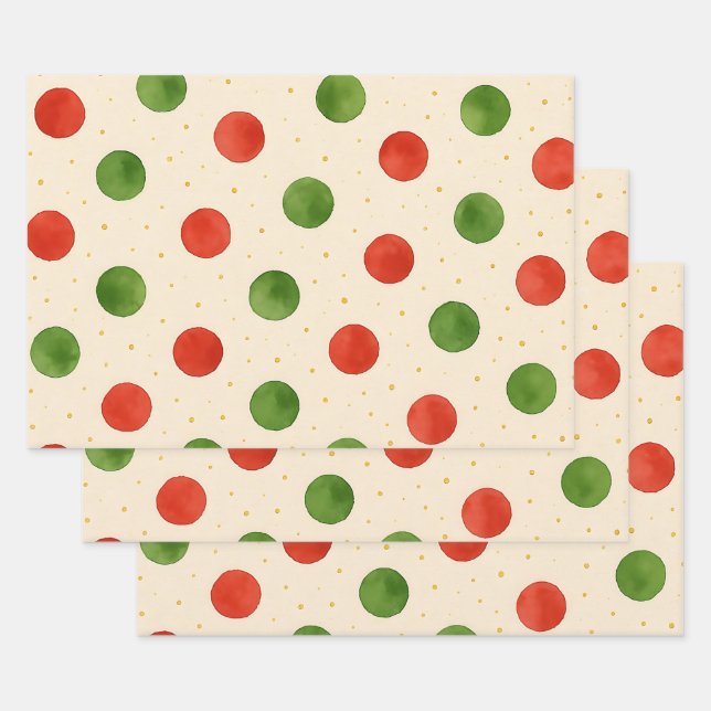 Merry and Bright Wrapping Paper Sheets (Set)