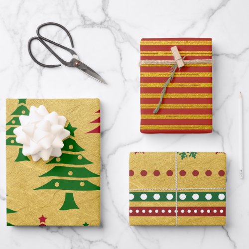 Merry and Bright Wrapping Paper Sheets