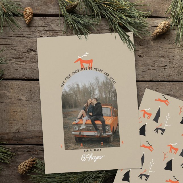 MERRY AND DEER CHRISTMAS INVITATION (Creator Uploaded)