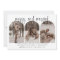 Merry And Married Newlywed Christmas Card Modern