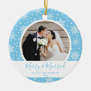 Merry and Married, Newlyweds Ornament