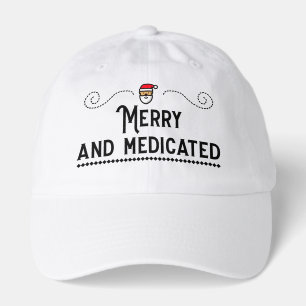 Merry and Medicated Holiday Hat
