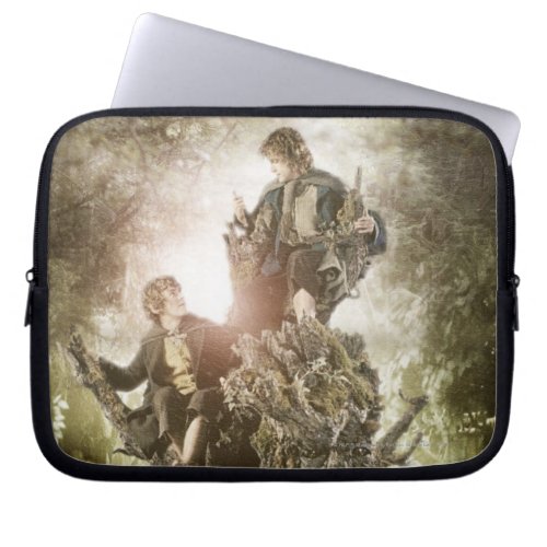 Merry and Peregrin on Treebeard Laptop Sleeve