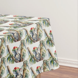 Merry Aussie Christmas Koala Tablecloth