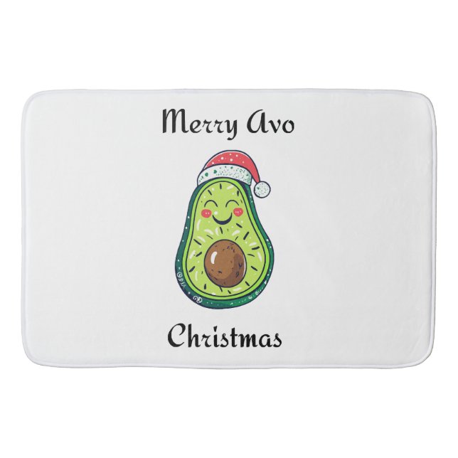 Merry Avo Christmas  Bath Mat (Front)