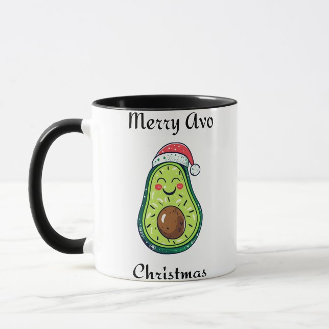 Merry Avo Christmas  Mug (Left)