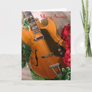 Merry Axemas Jazz Guitar card