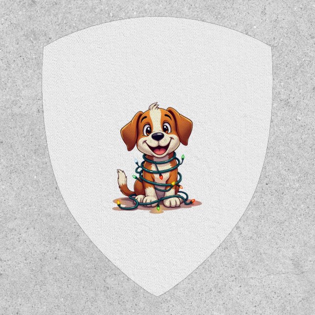 Merry Beagle Lights Patch (Front)