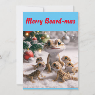 Merry Beard-mas Christmas Card