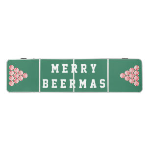 Merry Beermas Funny Christmas Beer Pong Table