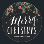 Merry Berry Collection Classic Round Sticker<br><div class="desc"></div>