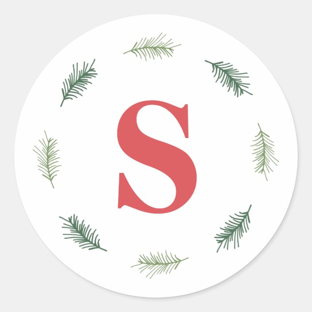 Merry Berry Collection Classic Round Sticker (Front)