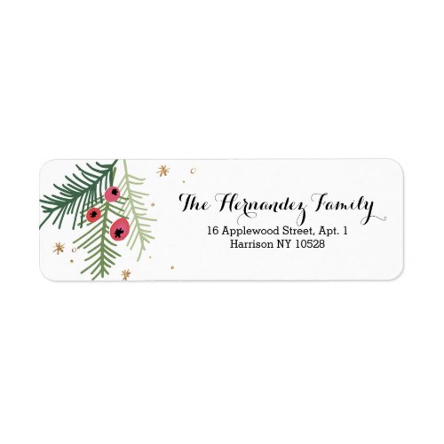 Merry Berry Collection Label